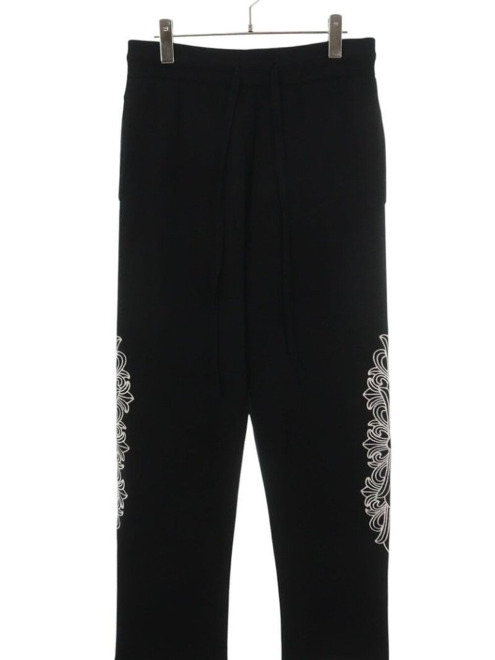 Chrome Hearts Floral Embroidery Cashmere Long Pants